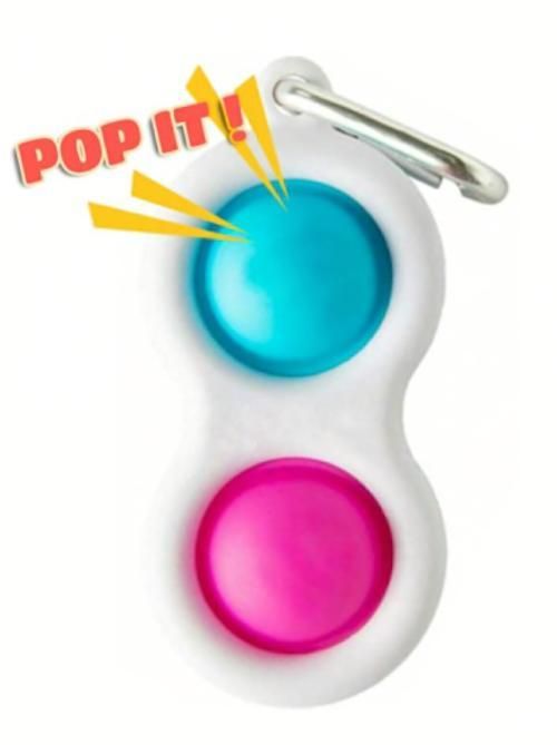 Mini Push Bubble Item, Purple and Green - Image 4