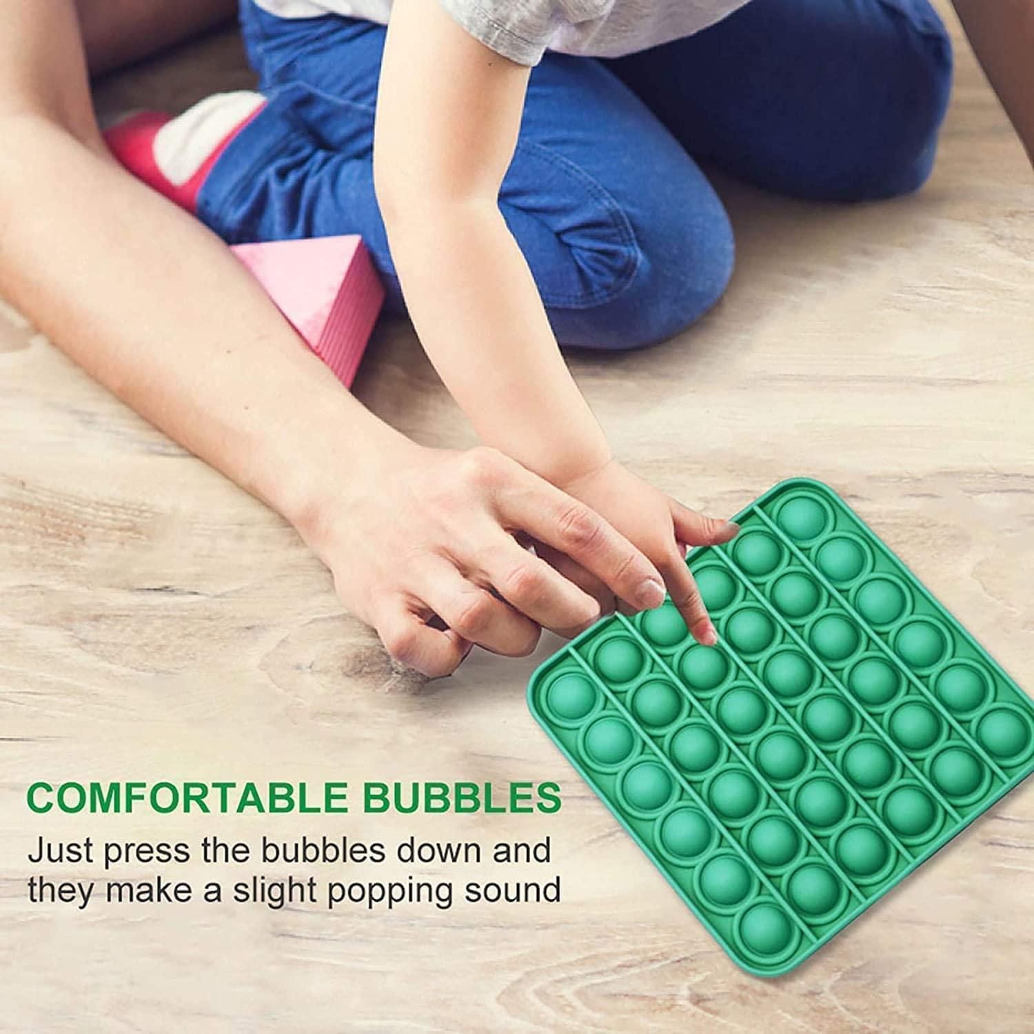 2-Pack Push Bubble Fidget Set, Assorted Styles, Yellow - Image 4