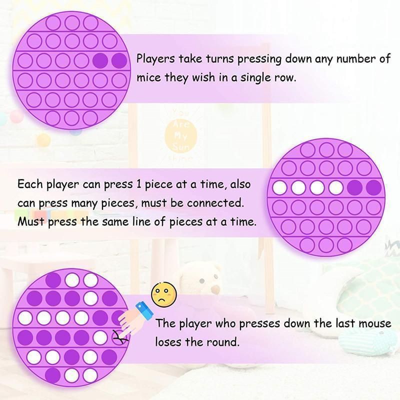 2-Pack Push Bubble Fidget Set, Assorted Styles, Yellow - Image 6