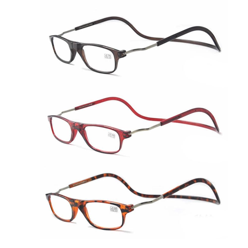 Smart Reading Glasses with Magnet Brown +3 - Image 5