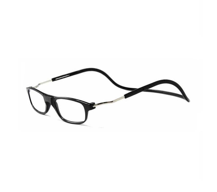 Smart Reading Glasses with Magnet Black +1 - Image 1