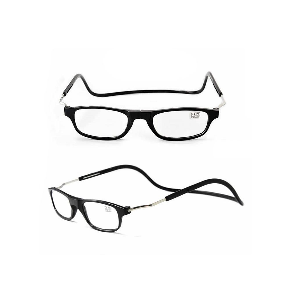 Smart Reading Glasses with Magnet Black +1 - Image 4
