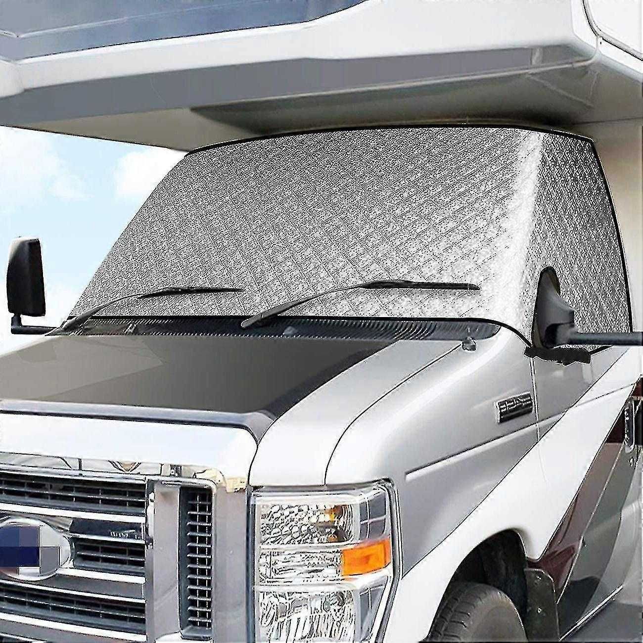 Camper Van Windshield Cover Compatible with C 1997-2022 4 Layer Thickened Camper Van Windshield Cover Snow Protection - WELLNGS - Image 2
