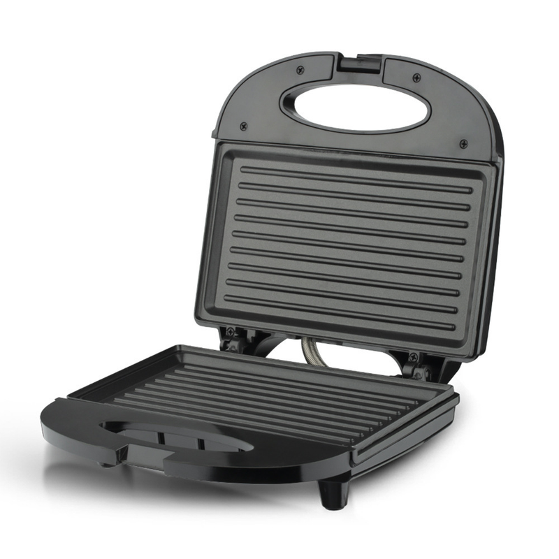 RAF R.214T Grill Steak Maker 750W Electric Press Griller, Ribbed Non-Stick Cooking Plate, 110-220V Multifunctional Breakfast Grill Machine - Image 3