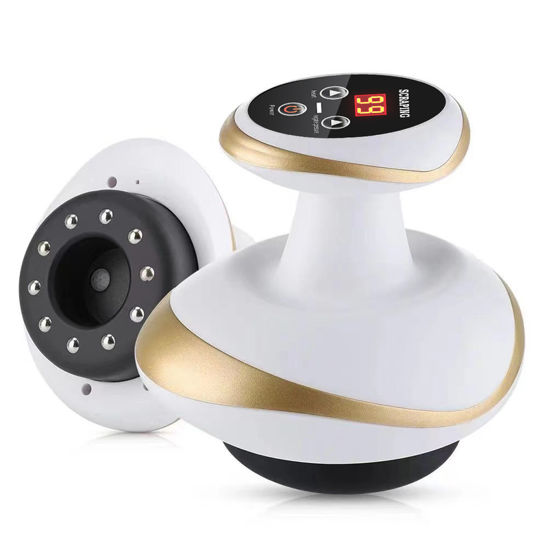 Electric Vacuum Scraping Massager, 6 Gear Suction & Heating Red Light Hot Compress Cupping Therapy Device with Magnetic Steel Beads for Back Belly Leg Home Use - Image 1