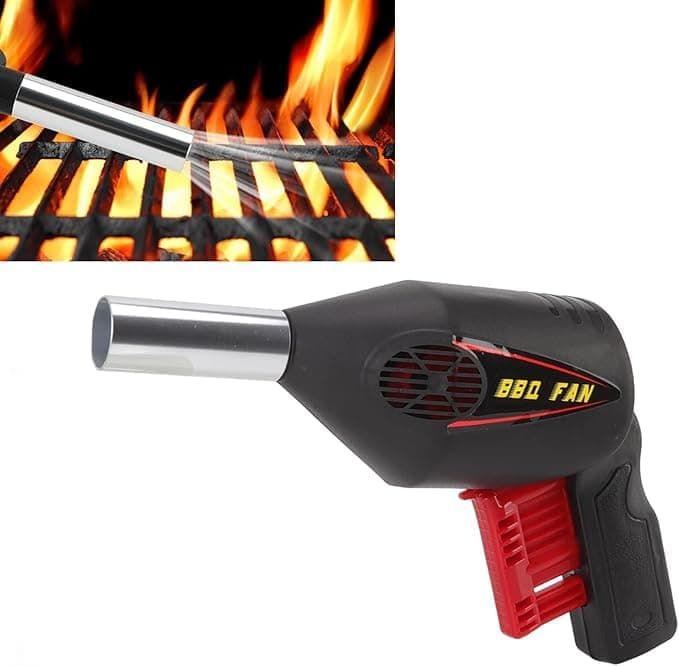 Portable Grill Fan Air Blower for Outdoor Grill - Image 1