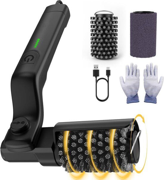 Electric Grill Brush with Adjustable Head 304 Stainless Steel Compatible with All Grills - Image 1