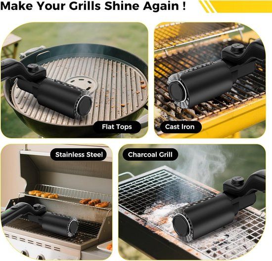 Electric Grill Brush with Adjustable Head 304 Stainless Steel Compatible with All Grills - Image 5