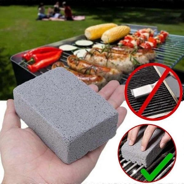 4-Pack Grill Cleaning Stone Blocks for BBQ Grill Plate and Flat Top - Image 4