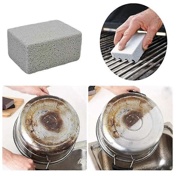 4-Pack Grill Cleaning Stone Blocks for BBQ Grill Plate and Flat Top - Image 5