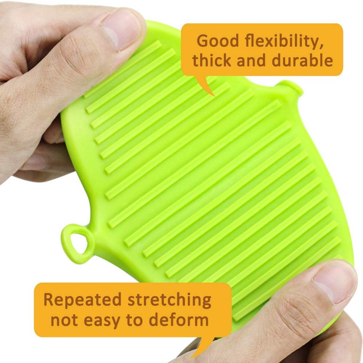 2 Pairs Silicone Pot Holders and Oven Mitts for Baking Cooking and Grilling - Image 5