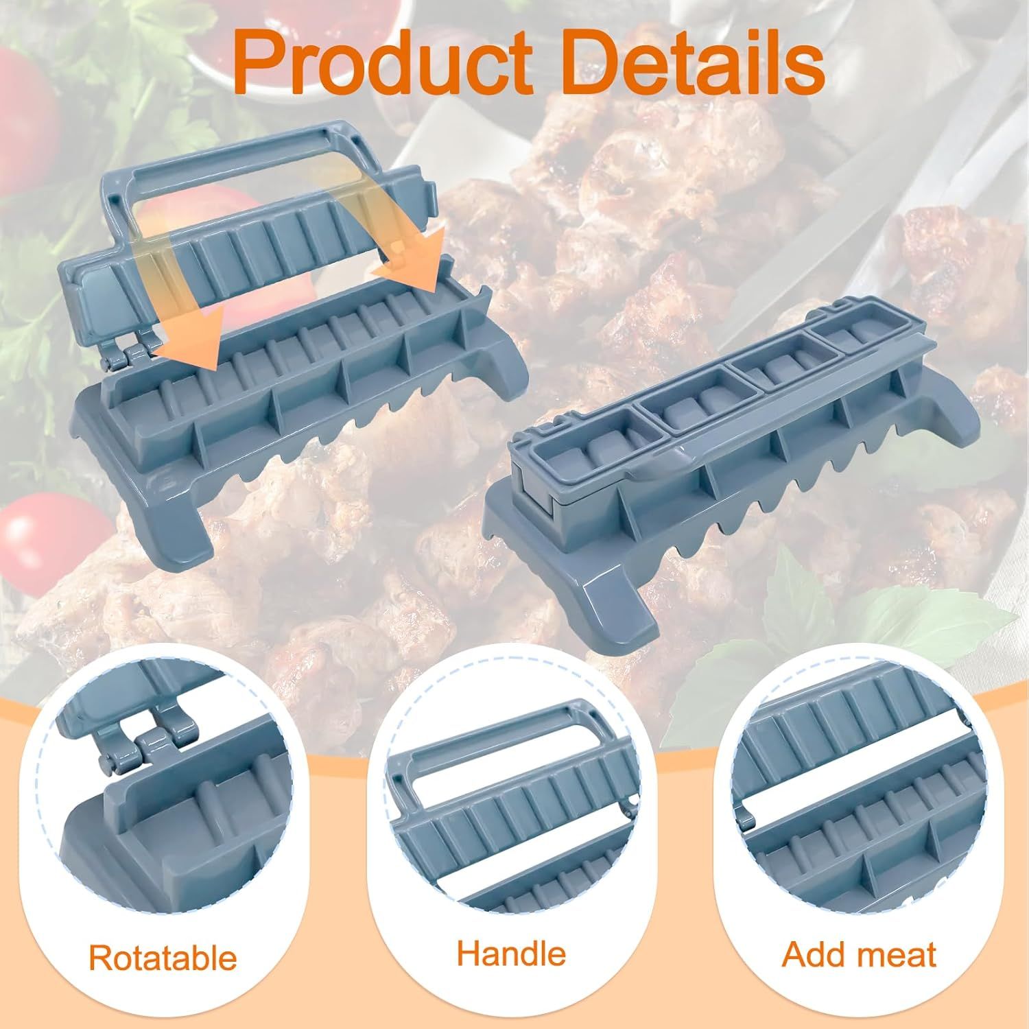 Portable Kebab Maker Shaping Machine for Grilling - Image 3