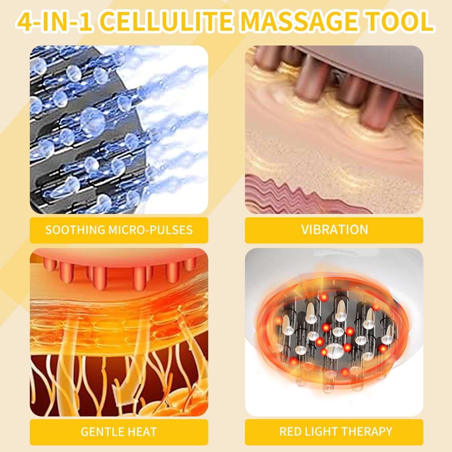 Electric Lymphatic Massager for Deep Cellulite and Body Massage with Display - Image 6