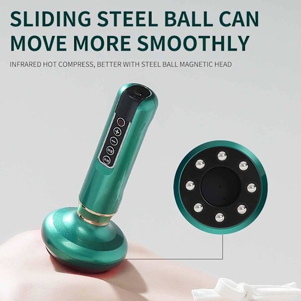Anti Cellulite Massage Cupping Massager 12 Levels for Belly and Thighs Gray - Image 2