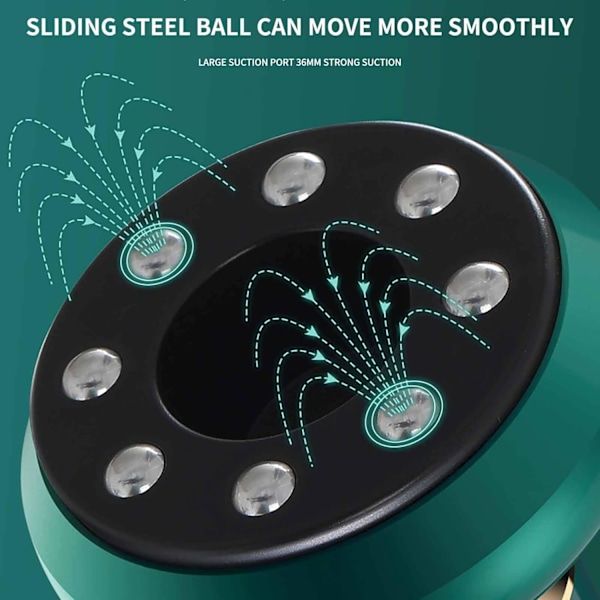 Anti Cellulite Massage Cupping Massager 12 Levels for Belly and Thighs White - Image 3