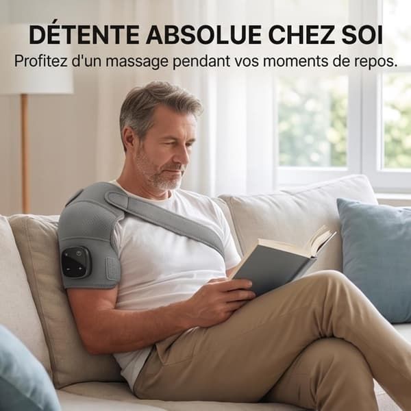 Shoulder Massager with Shiatsu Heat 3 Levels Compression and Vibration for Neck Legs and Shoulders - Image 6
