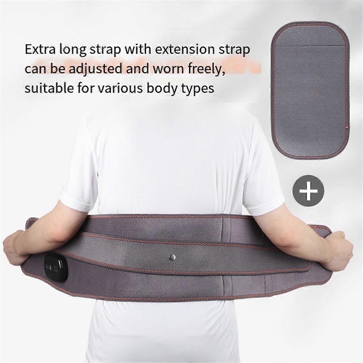 Rechargeable Heating Massage Belt with Warm Compress and Red Light - Image 5
