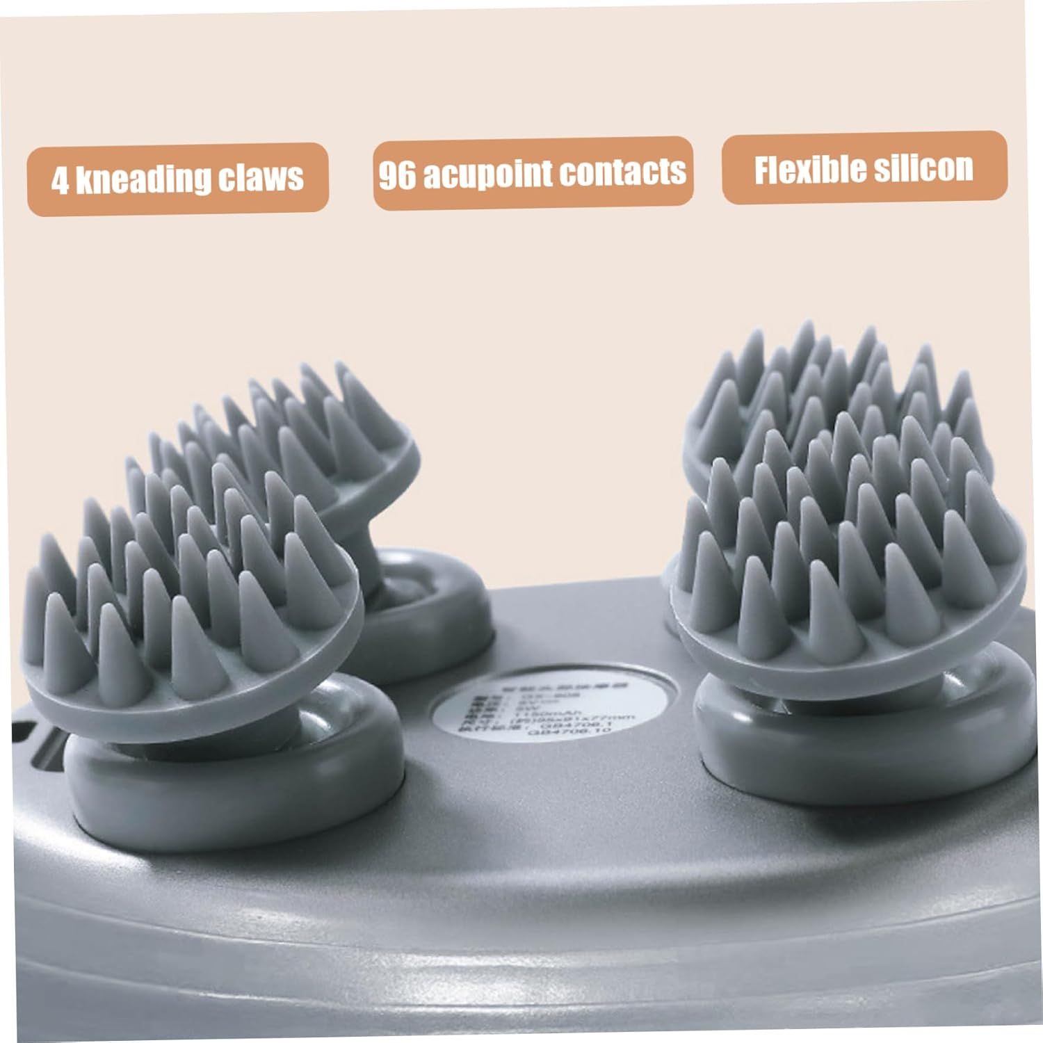 Electric Scalp Massager Cordless Waterproof 3 Modes for Hair and Body Relaxation - Image 2