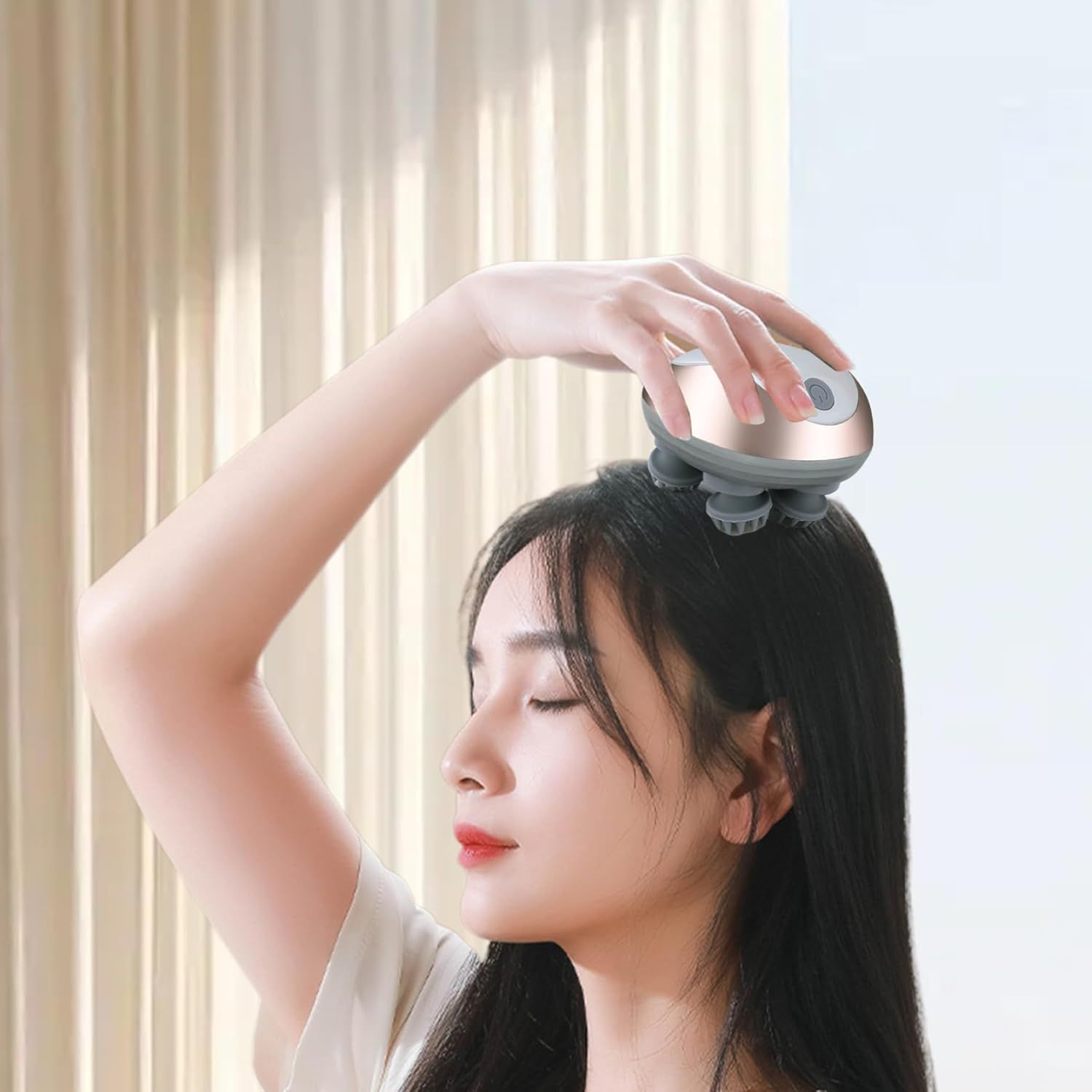 Electric Scalp Massager Cordless Waterproof 3 Modes for Hair and Body Relaxation - Image 6