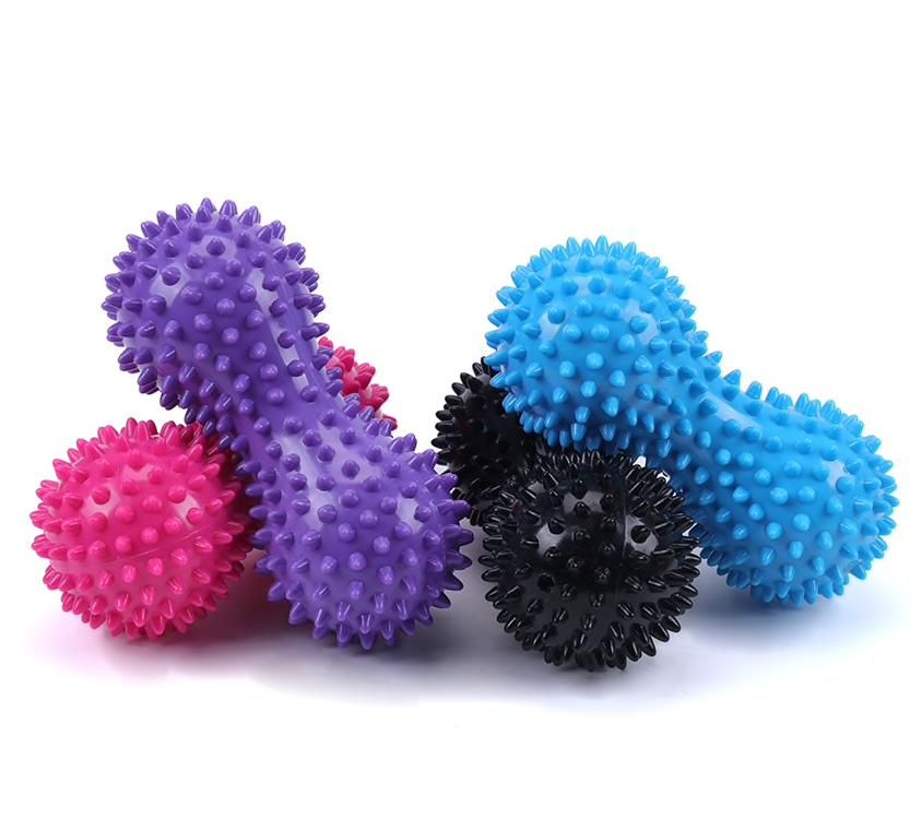 Peanut Muscle Massage Roller Stick for Yoga and Body Massage Multicolor - Image 3
