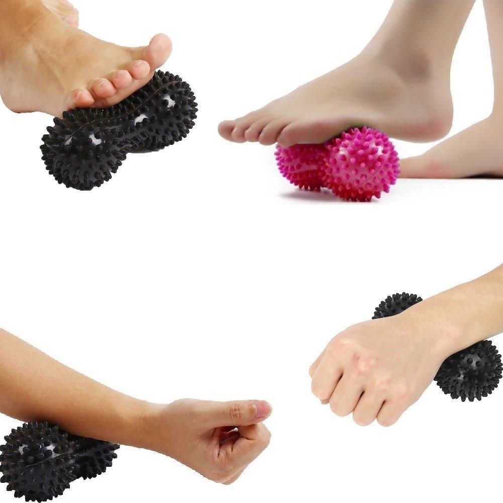 Peanut Muscle Massage Roller Stick for Yoga and Body Massage Multicolor - Image 5