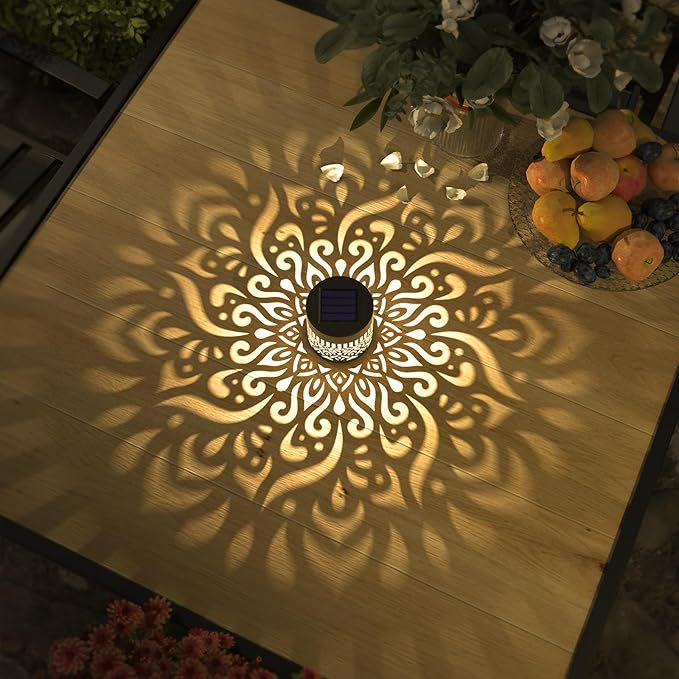 1-Piece Solar Garden Wall Light for Fence and Patio Warm White - Image 2