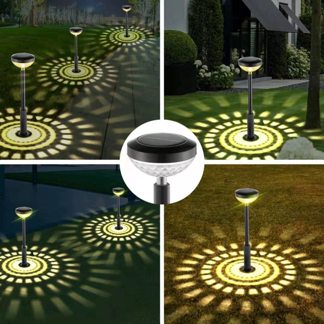 2-Piece Solar Garden Lights for Outdoor Use - Image 3