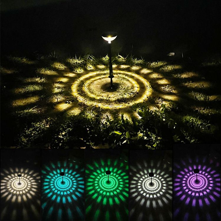 2-Piece Solar Garden Lights for Outdoor Use - Image 4