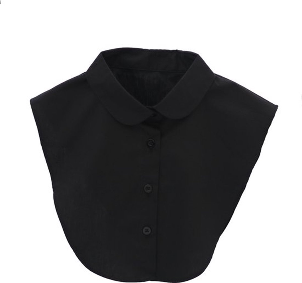 Loose blouse collar black - Image 1