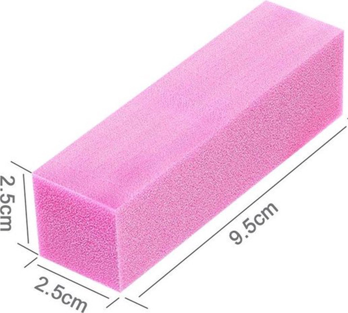Block Files | Nail Block | Buffer Block | Nail File | Polishing Block | Nail Buffer | Buffing Block | 2 Piece | Pink - Image 4