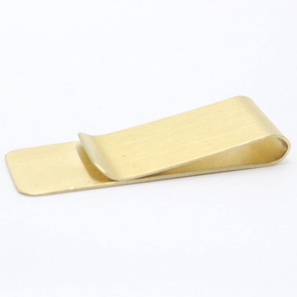 Gold-colored money clip - 5.5x2.0cm - Image 2