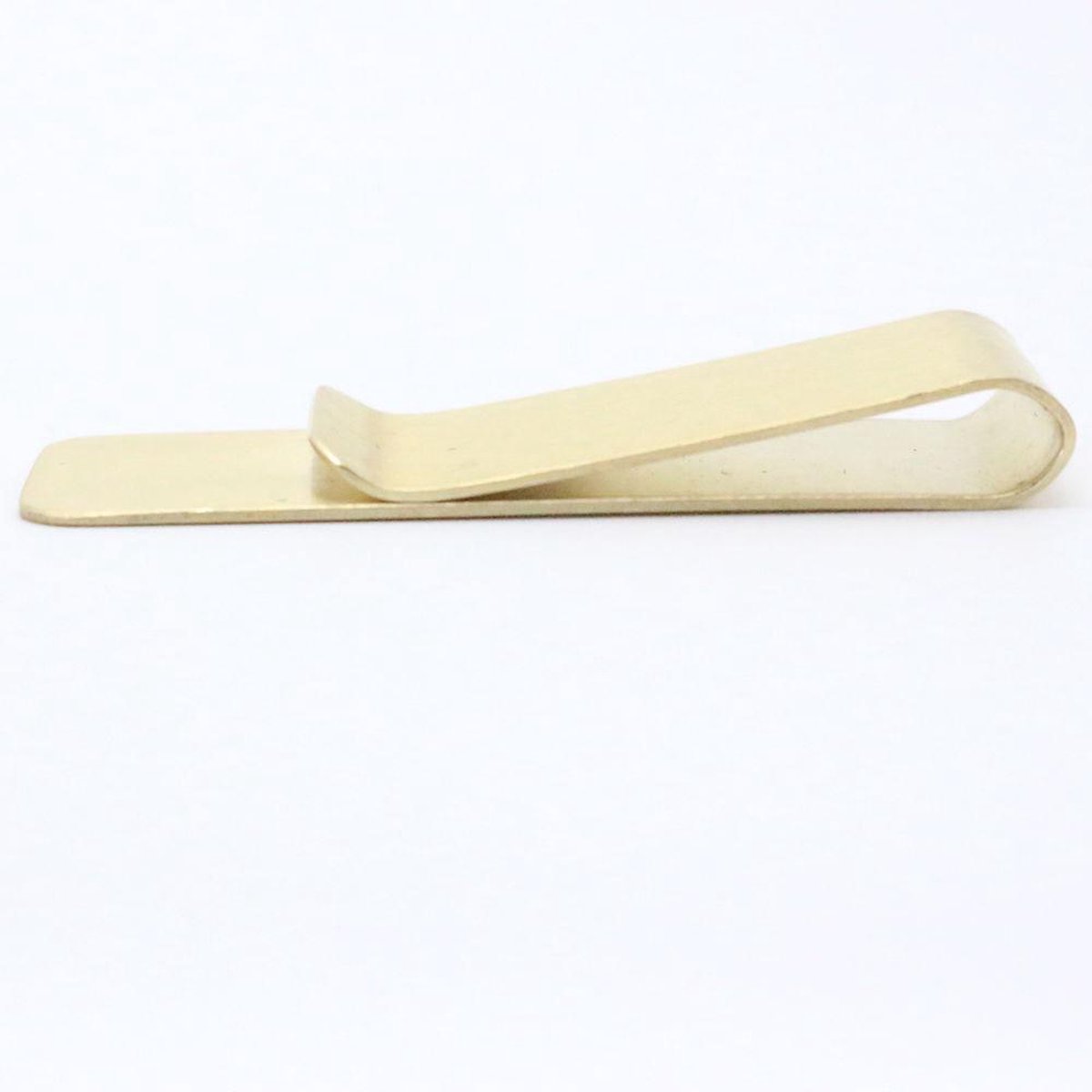 Gold-colored money clip - 5.5x2.0cm - Image 3