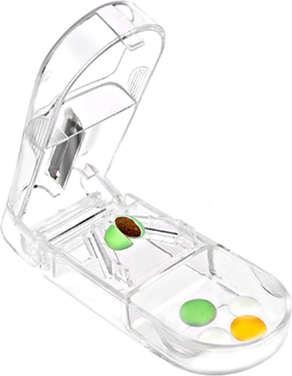 Pill Cutter | Pill Cutter | Pill Box | Pill Storage Box | Medicine Box | Transparent - Image 4