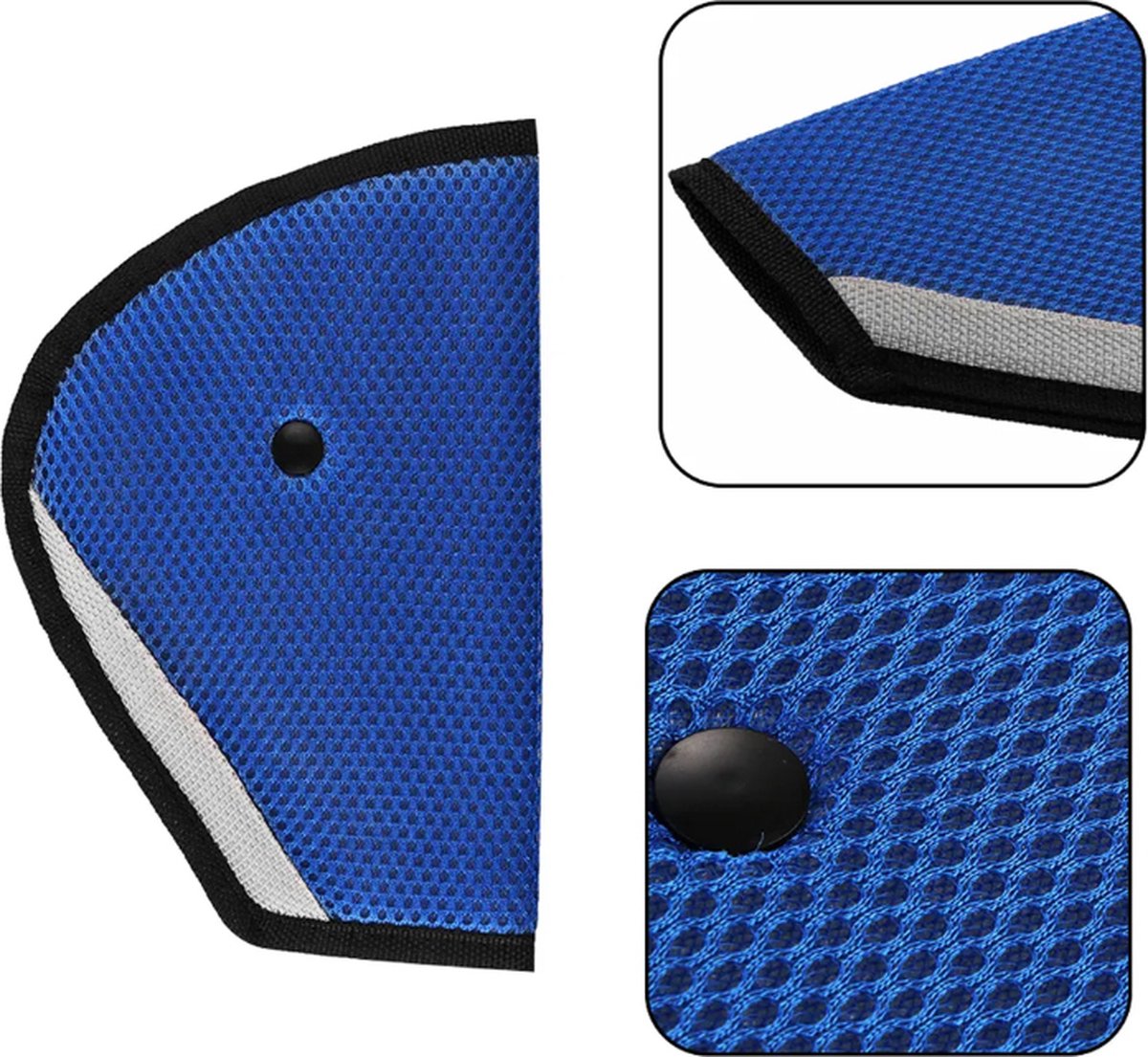 Car Seatbelt Cover | Child Seatbelt Protector | Child Seatbelt Cushion | Seatbelt Tensioner | Child Safety | Blue - Image 3
