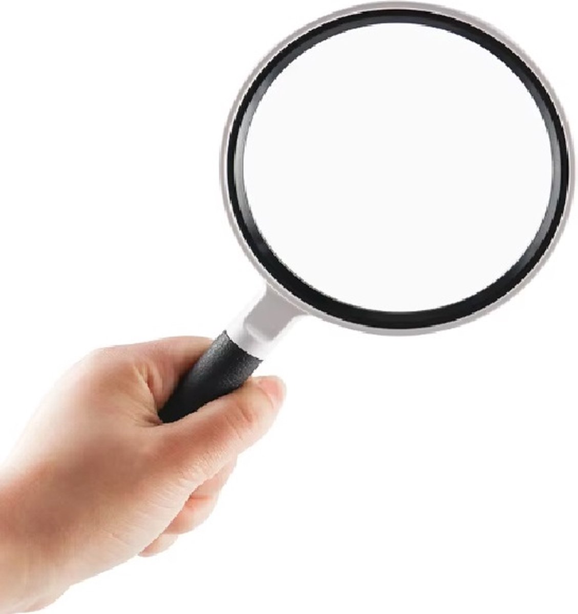 Luxury Magnifying Glass | Reading Magnifier | Handheld Magnifying Glass | Magnifying Glass | Insect Magnifying Glass | Magnifying Glass | 75 mm | 3X Magnification | Black and White - Image 5