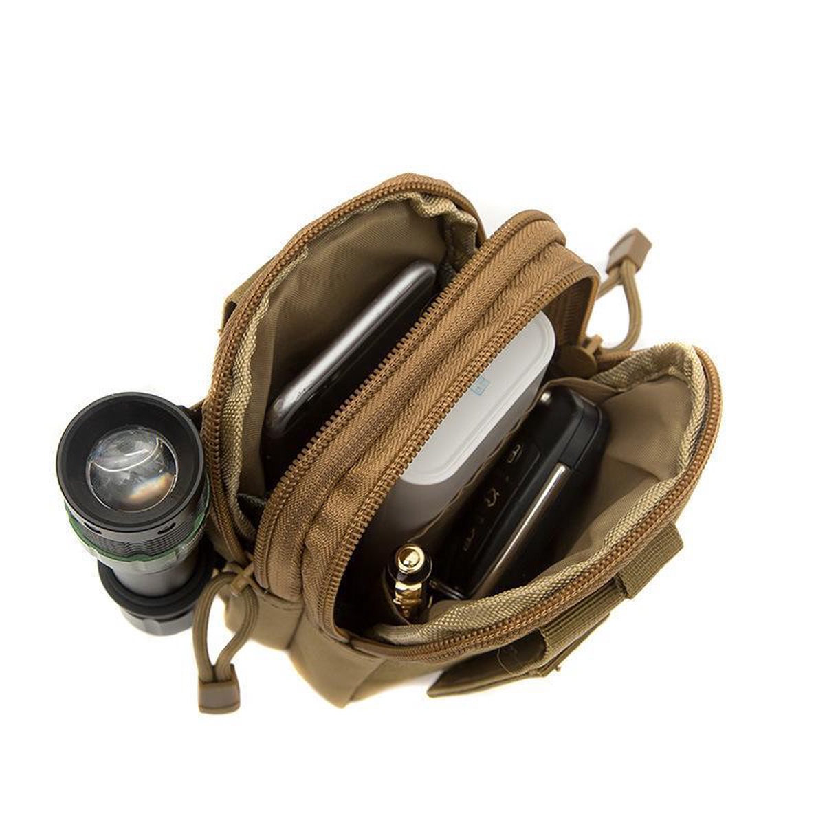 Waterproof Nylon Waist Bag - Anti-Theft - Outdoor Belt Bag - Green - Image 4