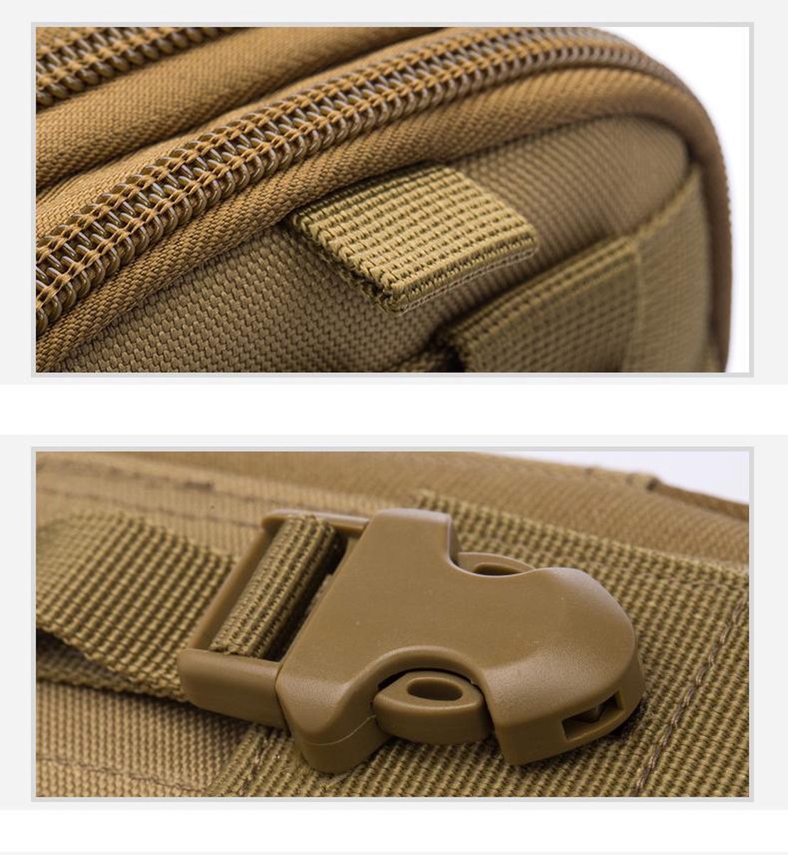 Waterproof Nylon Waist Bag - Anti-Theft - Outdoor Belt Bag - Green - Image 5