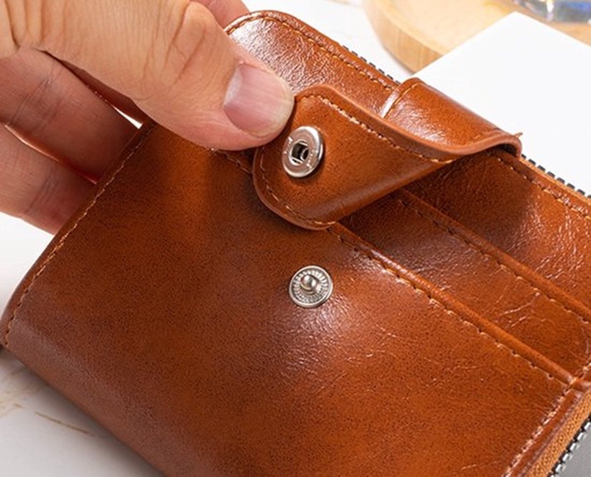 Billfold Retro Wallet & Card Holder | For 11 Cards | Credit Card Holder | With Cash Compartment | Card Holder | Wallet | PU Leather | Men's | Dark Green - Image 4
