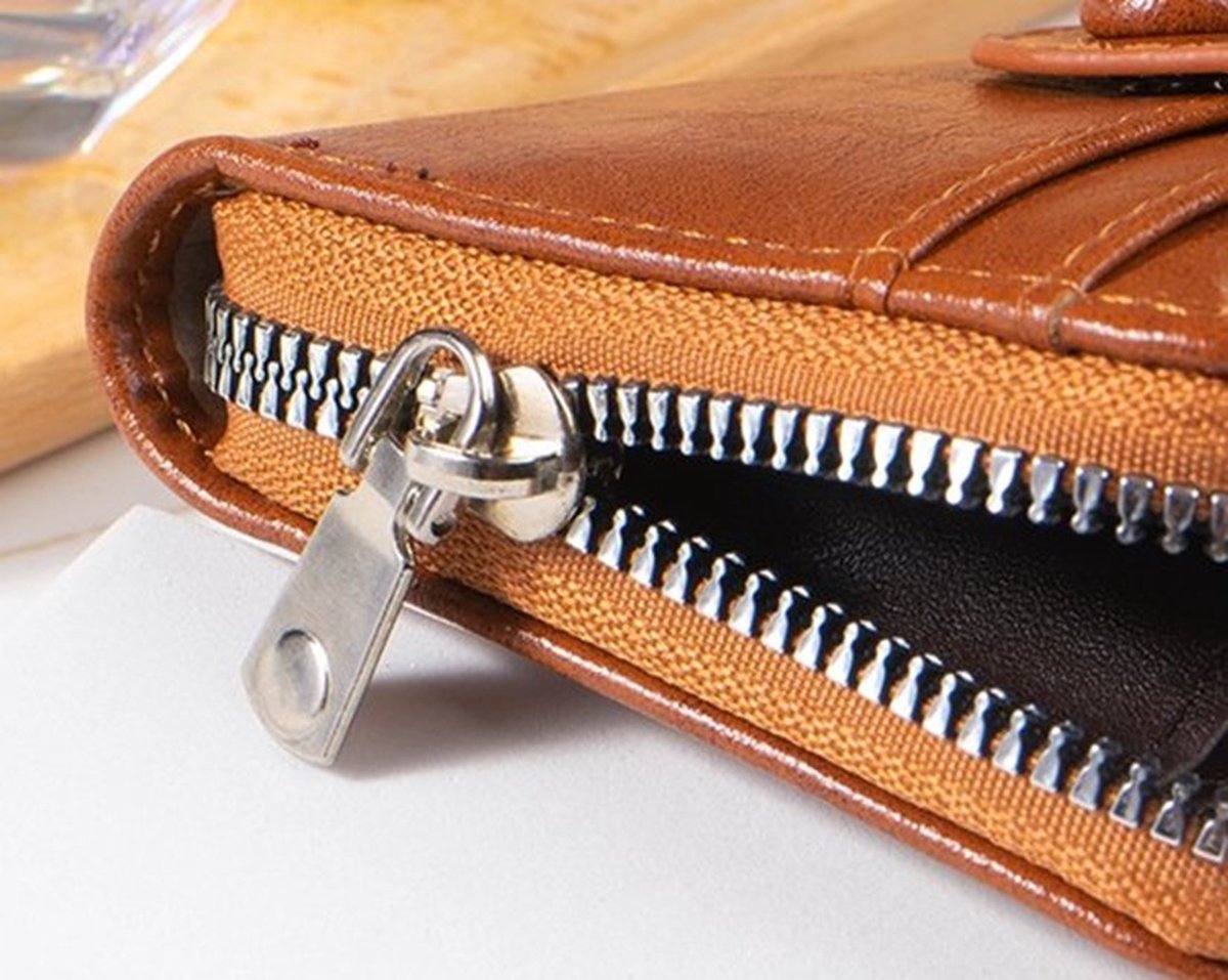 Billfold Retro Wallet & Card Holder | For 11 Cards | Credit Card Holder | With Cash Compartment | Card Holder | Wallet | PU Leather | Men's | Dark Green - Image 5