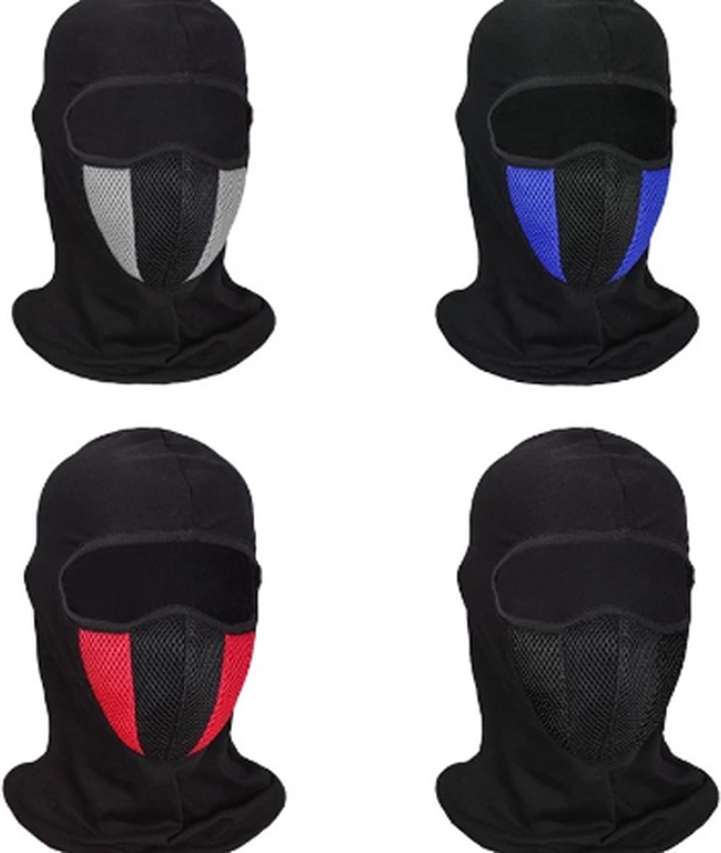 Balaclava | Neck Warmer | Bivouac | Face Mask | Motorcycle Cap | Skiing | Snowboarding | Motorcycling | Black/Gray - Image 5