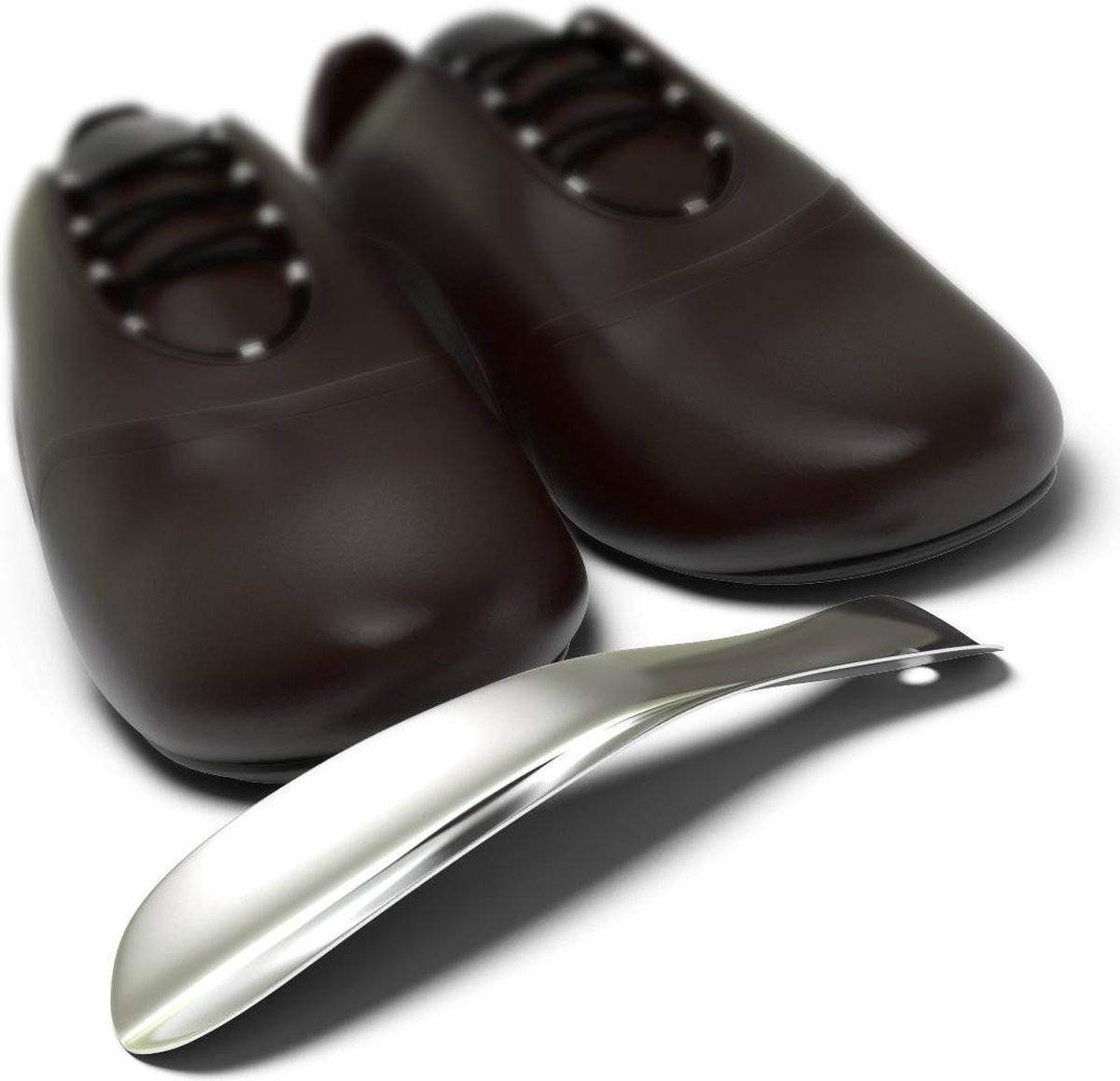 Shoehorn – Stainless Steel – Metal - 15 cm - Image 2
