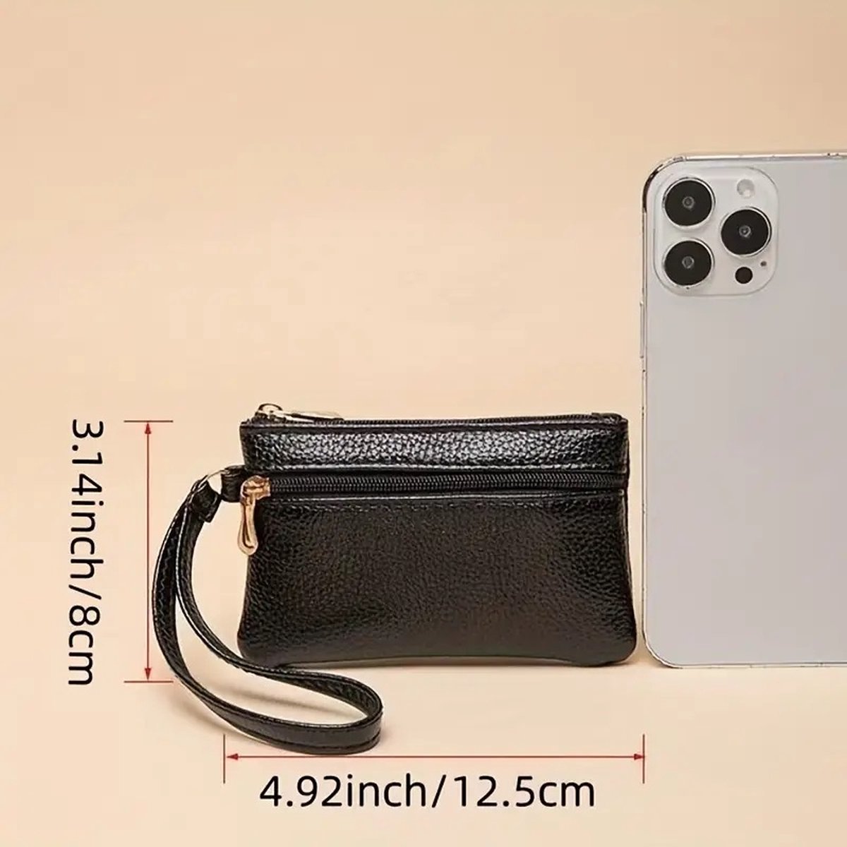 Luxury Protective Case for Car Key | Portable Wallet | Key Pouch | Car Key Pouch | Car Key Case | PU Leather | Grey - Image 3