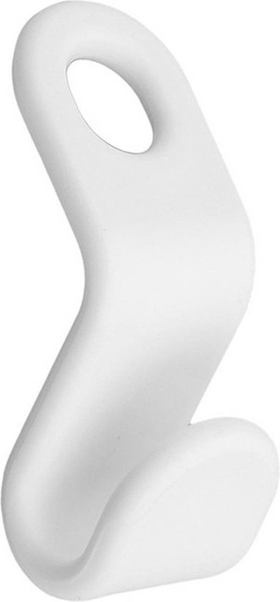 Clothes Hanger Hooks | Clothes Hanger Hook | Clothes Hook for | Coat Rack Hook | White | 5 Pieces - Image 2