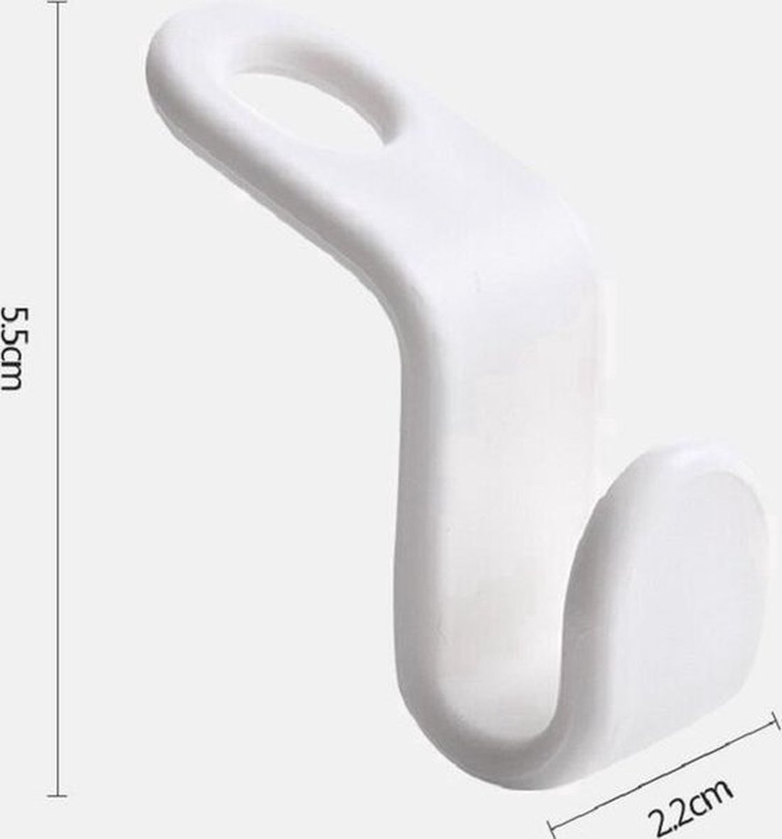 Clothes Hanger Hooks | Clothes Hanger Hook | Clothes Hook for | Coat Rack Hook | White | 5 Pieces - Image 5