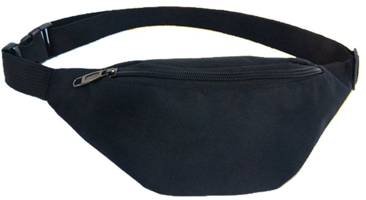 Waist bag | Fanny pack | Water repellent | Pouch bag | Waist bag | Waistbelt | Festival bag | Black - Image 1