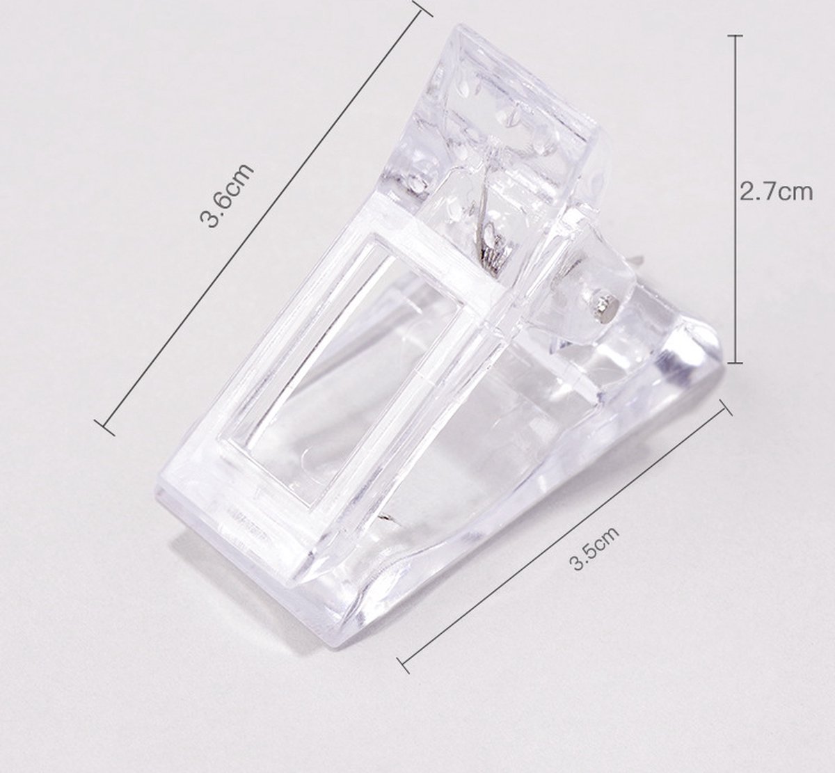 Polygel Clamp | Nail Clamp | Nail Clip | Dual Form Clamp | For Applying Gel Nails - Image 3