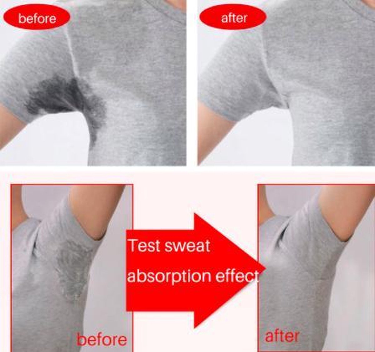 Underarm Pads Cotton Pads - For Sweat Stains - Absorb Underarm Sweat - Absorb Sweat Under Armpit - 20 Pieces - Image 5