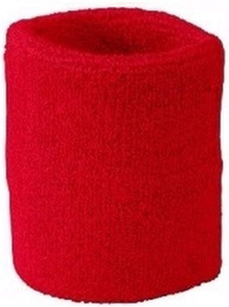 Wristband | Sweatband | Sports Wristband | Sports Band | 1 Piece | 8 x 8 CM | Red - Image 5