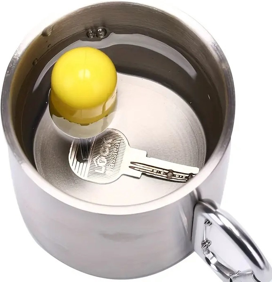 Floating Keychain I ABS I Bumper I Key Driver I Floating I Oval I White - Image 4