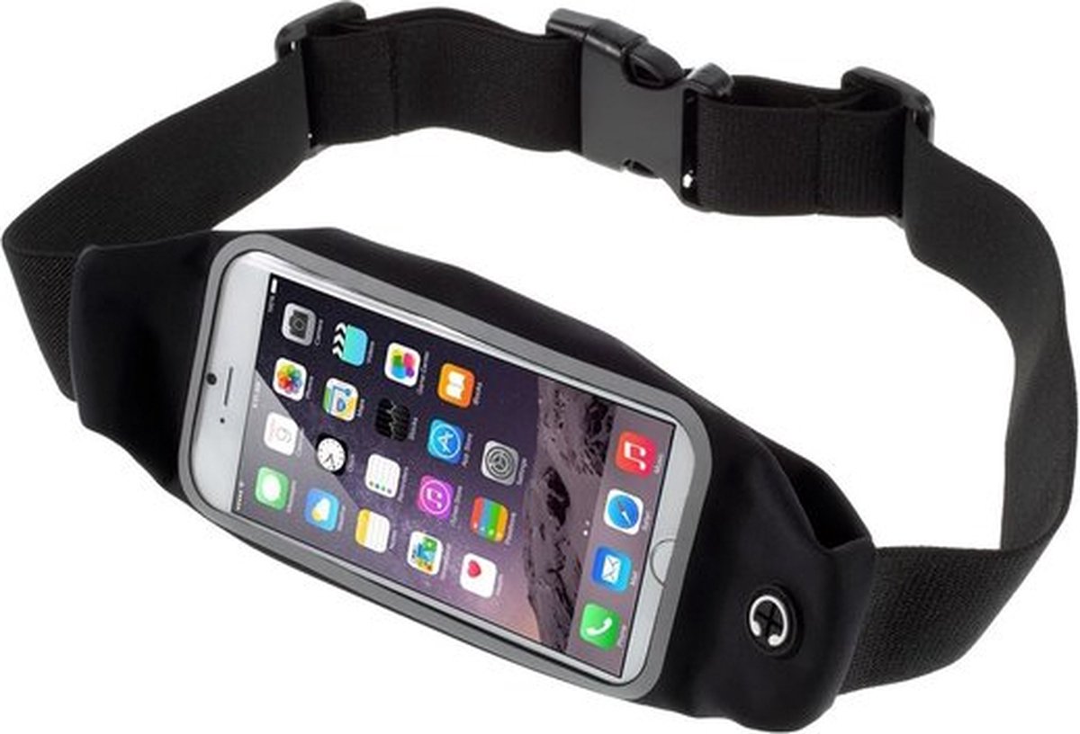 Sports Band Suitable for iPhone 6, 6s, and 7, 8 - Running - Sports - Waistband - Black - Image 1